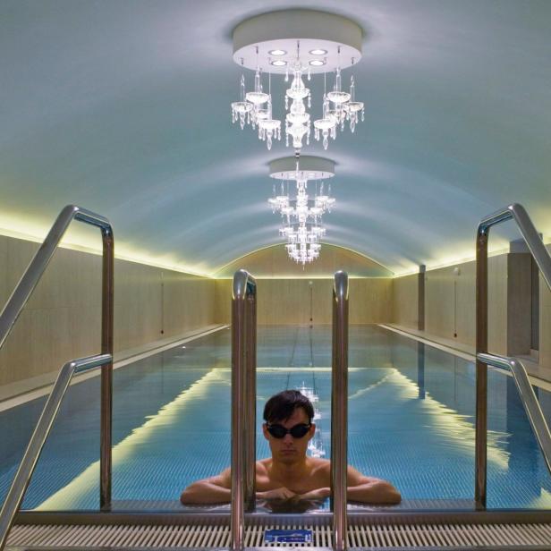 Pool im Sans Souci